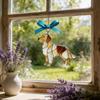 Dog Ornament Acrylic Dog Decoration Colorful Acrylic Dog Suncatcher Ornament Stained Glass Breed Hanging Decor for Lovers