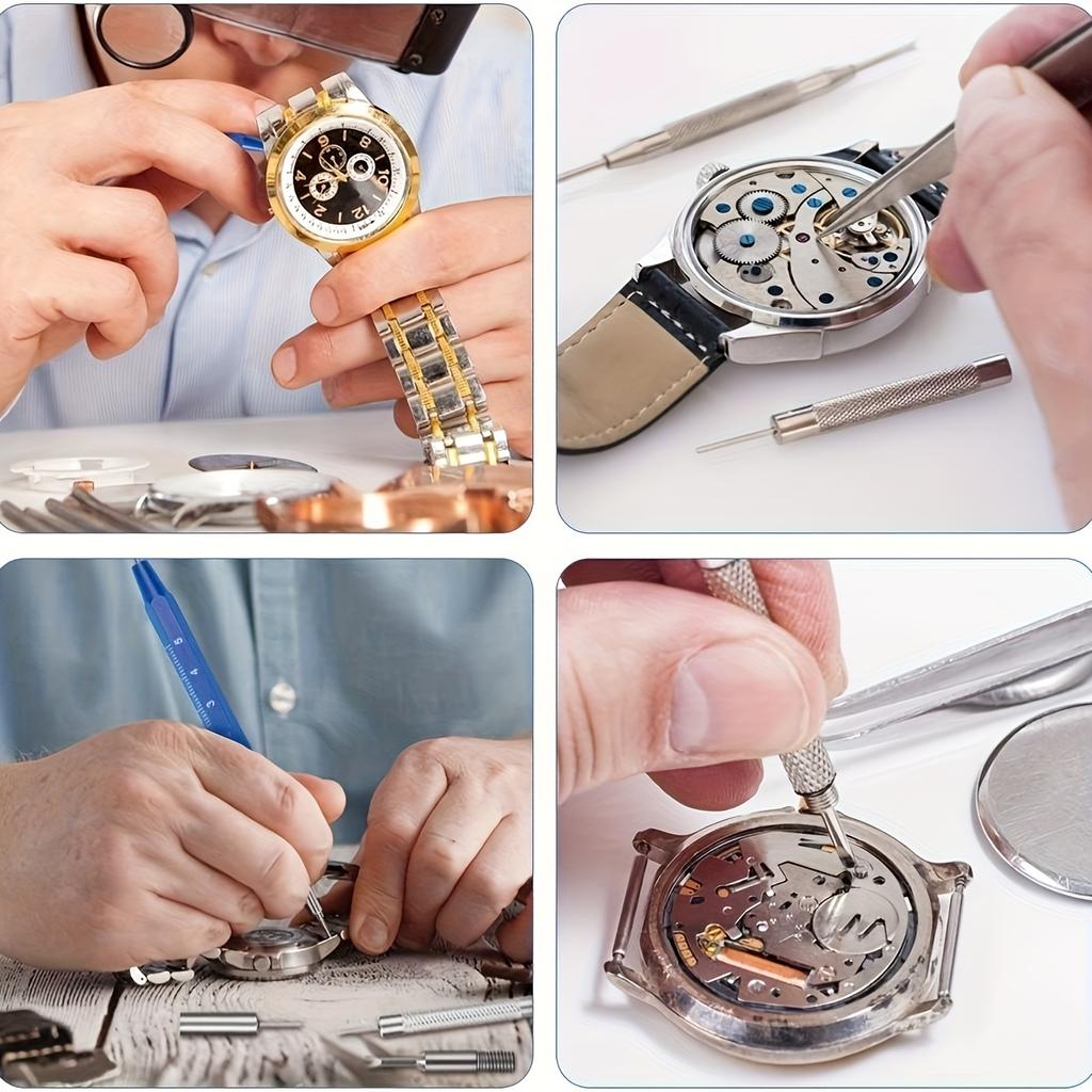 Watch Repair Kit, Professional Watch Battery Replacement ToolWatch Link And Back Removal Tool, Spring Bar Tool Set