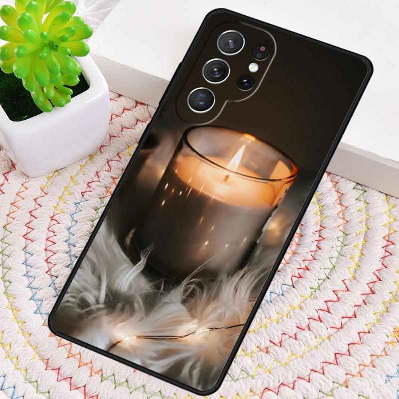 Candle Phone Case for Samsung Galaxy Note 10 Pro S26 Ultra S23 S24 FE S25 S21 S22 PLUS Shockproof Cove