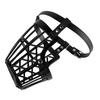 1pcs Black Adjustable Basket Mouth Muzzle Cover for Dog Training Bark Bite Chew Control