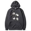 Autumn and Winter Chinese Panda Cartoon Printed Hoodie Classic Style College Style Men's and Women's Hoodies Daily Warm