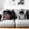 Seo Bumjune Actor Cushion Cover Silky Short Plush Home Sofa Cushion Cover - Invisible Zipper Home Decoration