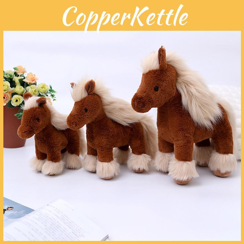 Horse Simulation Plush Toy Cute Cartoon Boy Children Bedroom Gift Decoration