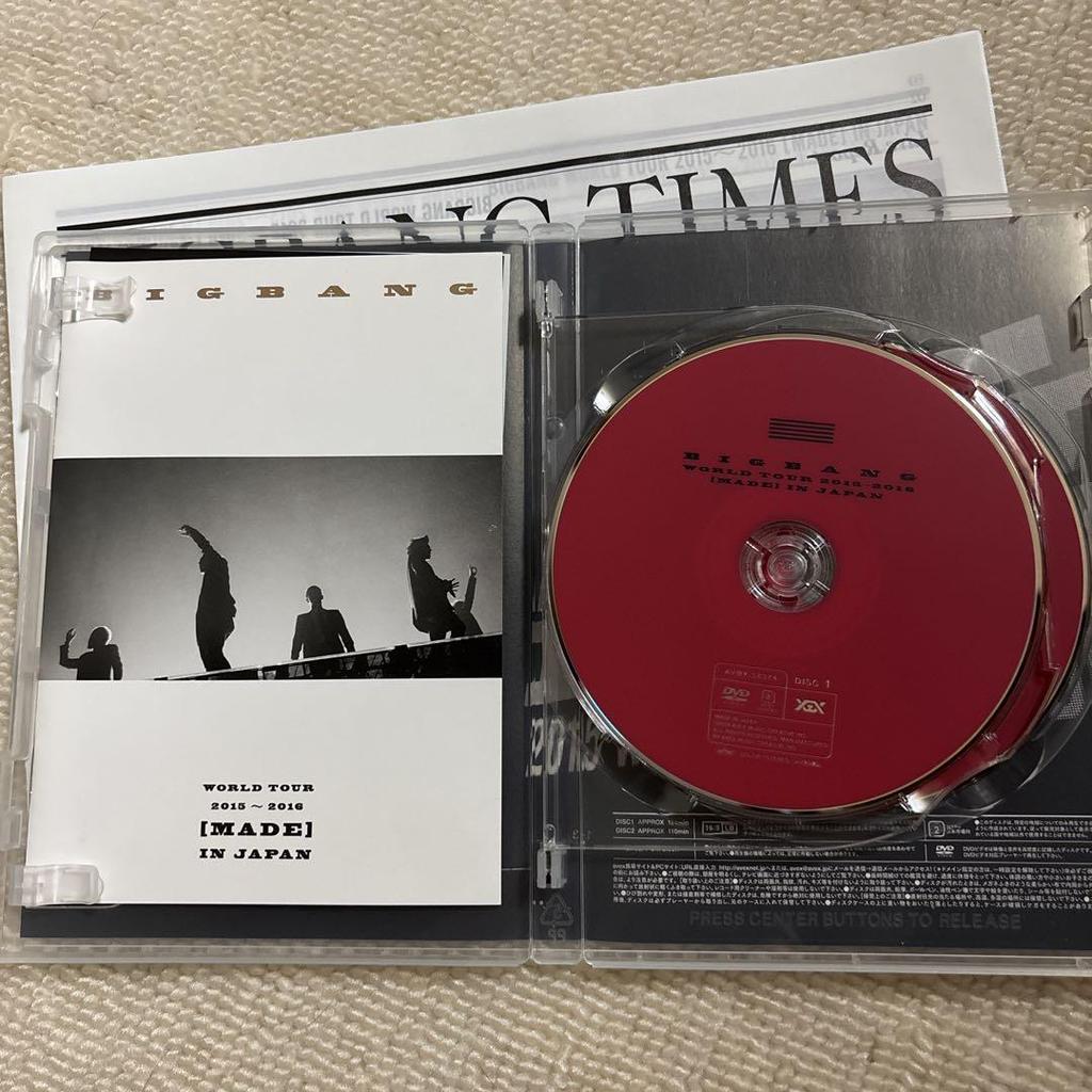 [USED] BIGBANG WORLD TOUR [MADE] IN JAPAN