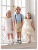 David Bella Boys' Strap Pants Set Summer Dress Children's Baby Academy Style Five Part Pants Two Piece Set