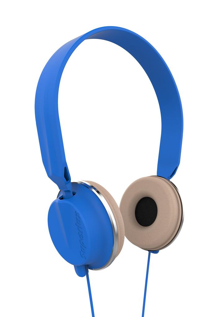 Superlux Closed-Back Music Application Headphones, Blue, HD572SP/BL