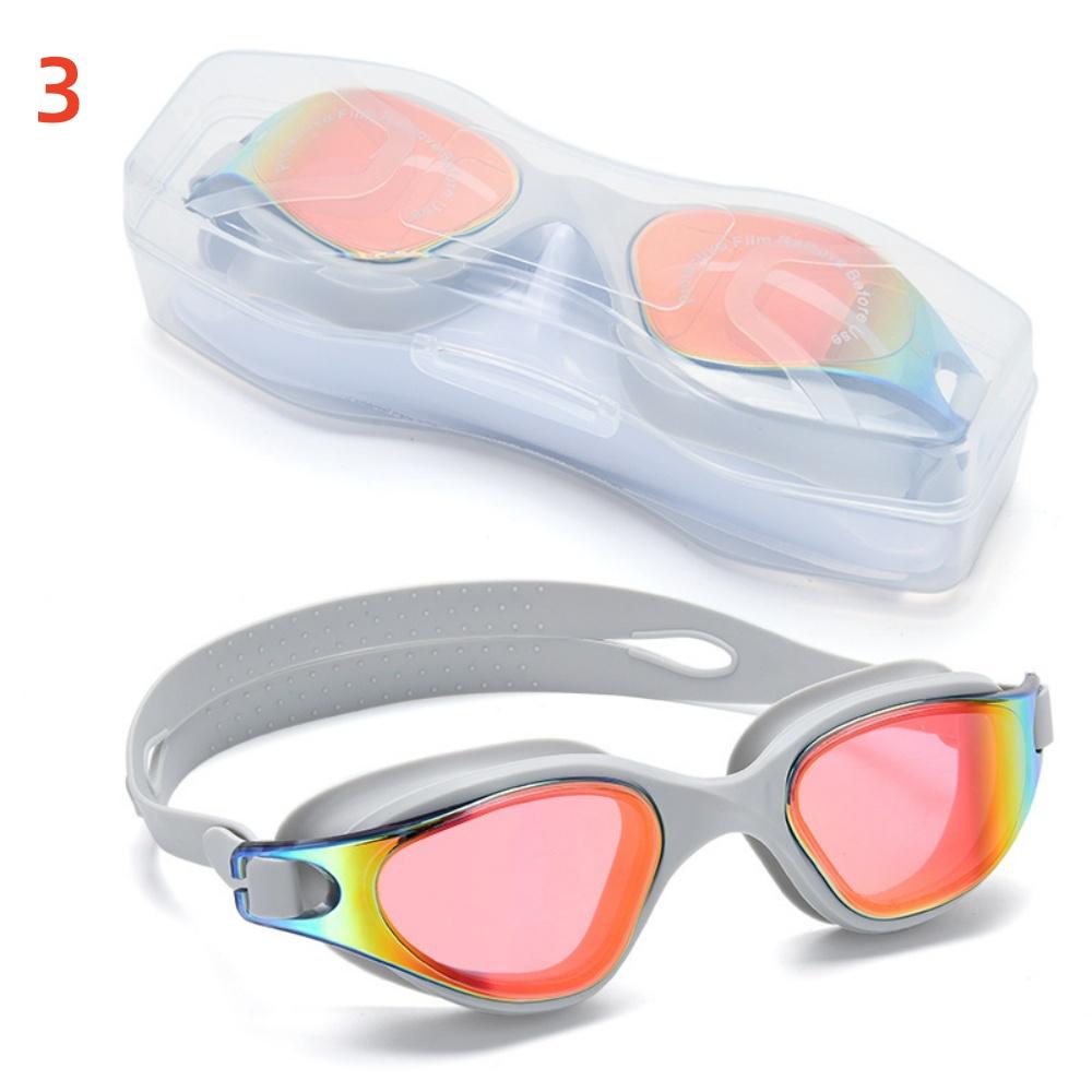 Adult Swim Goggles Clear Vision Anti-Fog Protection Swimming Glasses