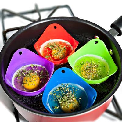 1Pc Silicone Egg Poacher Cook Poach Pods Kitchen Cookware Poached Baking Cup