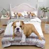 French Bulldog Duvet Cover Twin Queen Cute Puppy Dog Comforter Cover Cartoon Pet Animal Print Bedding Set For Boys Girls Bedroom