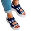 Women's Flyknit Platform Sport Sandals - Summer 2021 Casual Beach Shoes, Thick Sole, Plus Size
