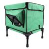 Elevated Heated Cat House Warm Weatherproof Insulated Outside Heated Cat Shelter for Outdoor Kitty
