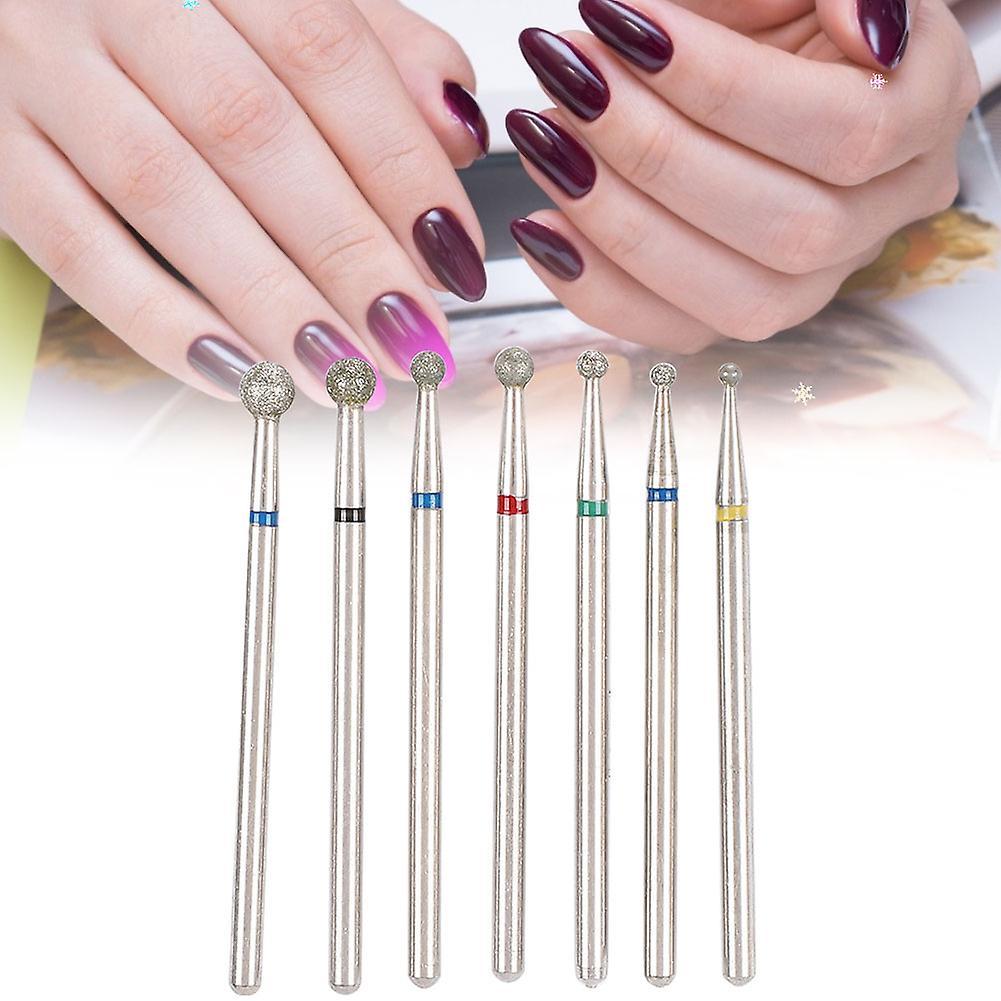Multi Functional Nail Art Drill Bits Set, Electric Manicure Grinding Heads for Acrylic Gel Nails Shaping Polishing Cuticle Removal