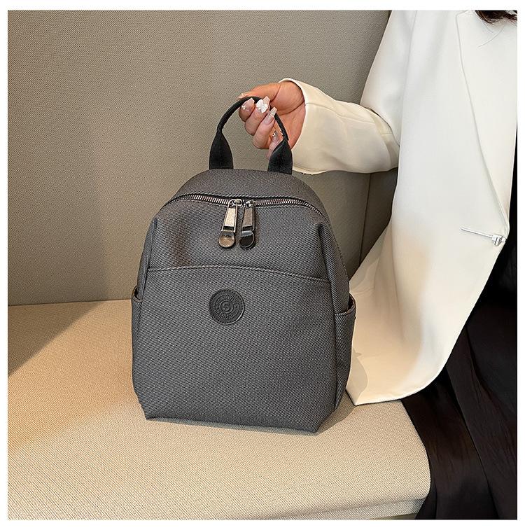 Women's nylon backpack waterproof large-capacity casual schoolbag 2024 new travel bag backpack wholesale