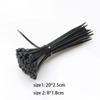 Self-Locking Nylon Cable Tie Buckle Nylon Buckle Plastic Cable Ties Tool