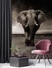 Tapet Elefant djur Afrika