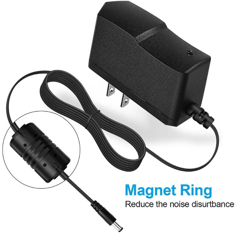 9V AC/for DC Power Adapter, UL Listed for DC Power Supply Cord Adapter 5.5x2.1mm Center Positive for DC Jack 6.6ft with