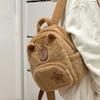 Plyšový batoh Kawaii Capybara pro ženy Všestranný kreslený vtipný Crossbody kabelka Capibala Velká kapacita Tote Bag