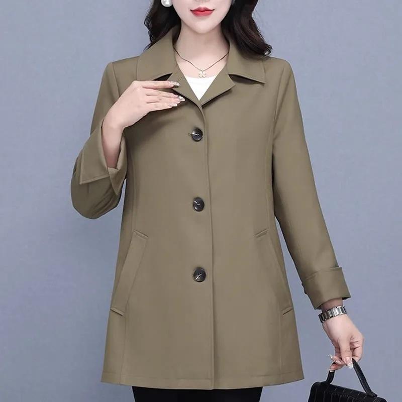 High-end Windbreaker Women's Spring and Autumn Loose Jacket Casual Thin Top Trend
