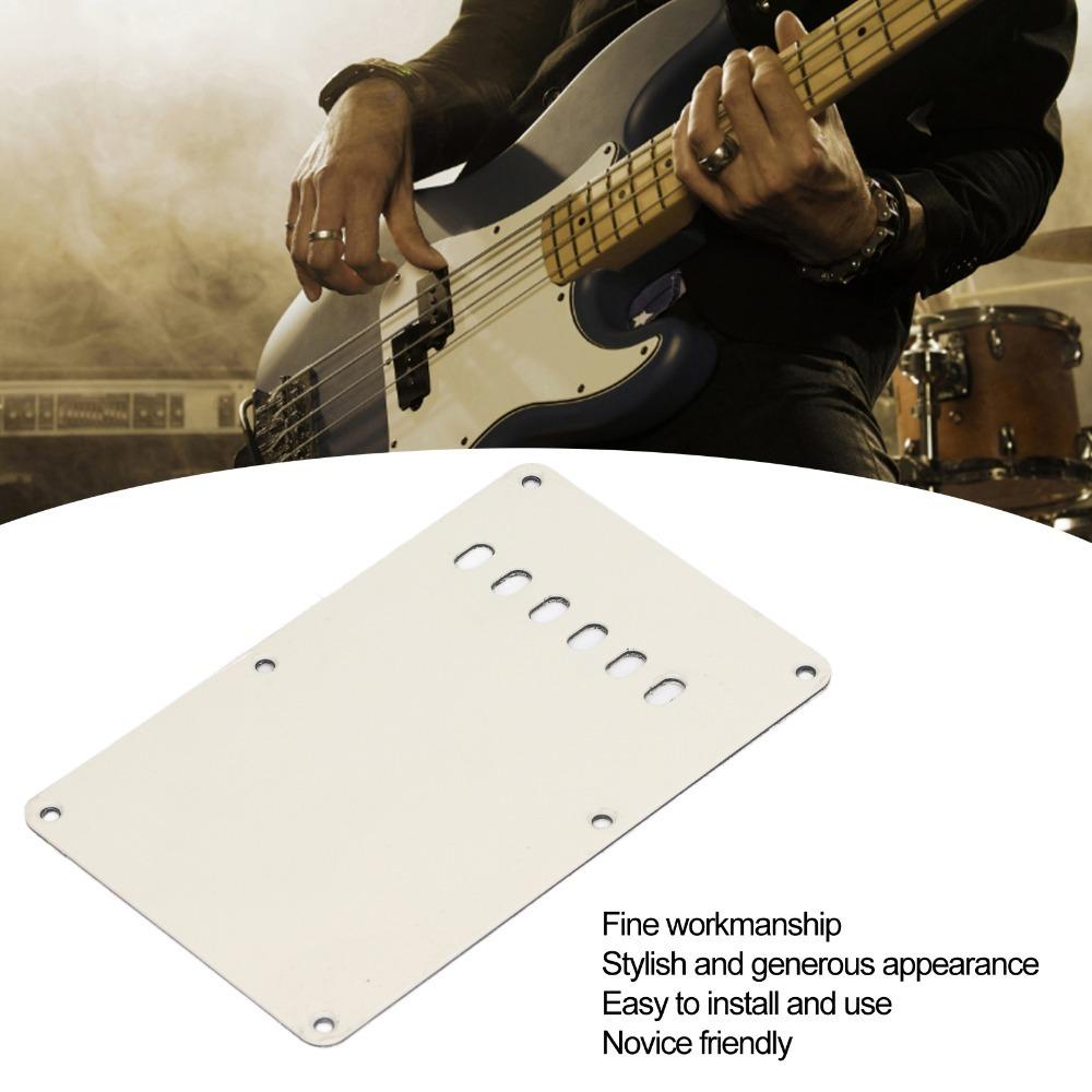 6 Holes Electric Guitar Back Cover Plate Guitar Parts Back Plate For Electric Guitar