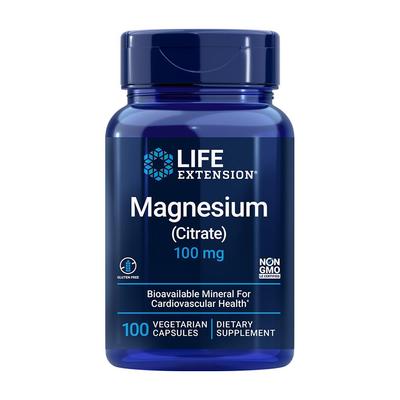 Magnesium (Citrate) 100 Mg, 100 Veg Capsules