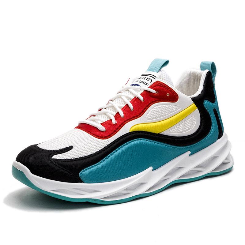 2025 spring new men's shoes low-top color matching blade shoes trendy sports running shoes casual shoes