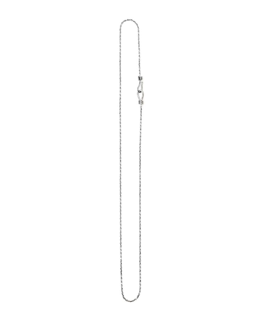 Marta Twist Rope Necklace (S) Silver