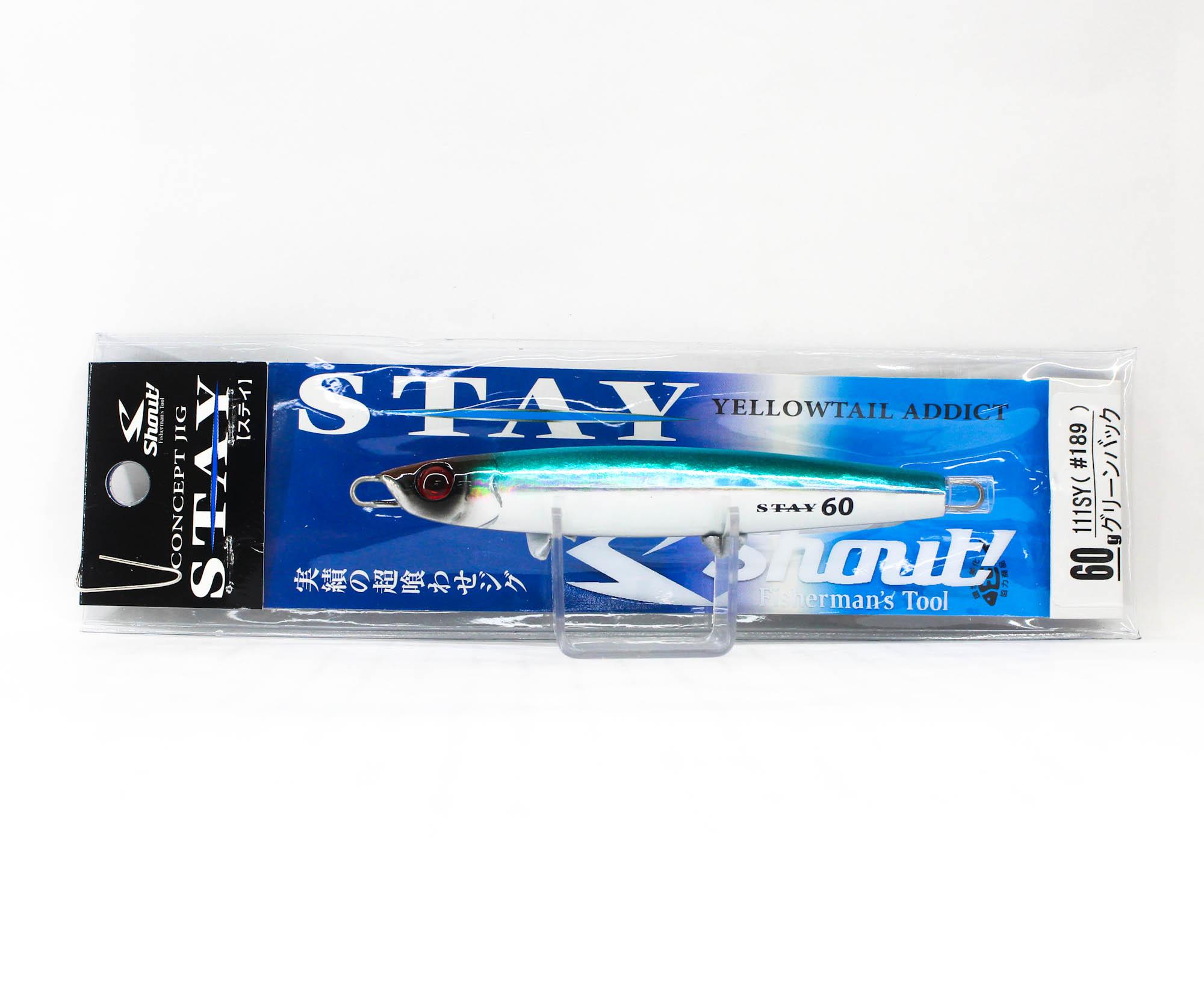 

Shout 111-SY Metal Jig Stay 60 grams 189 (5528)