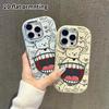 Phone Case: 2D Flat Design Suitable for iPhone 18 17 16 15 14 13 Pro Protective Case, Couple Style, Cartoon Faces, Christmas and Halloween Gifts