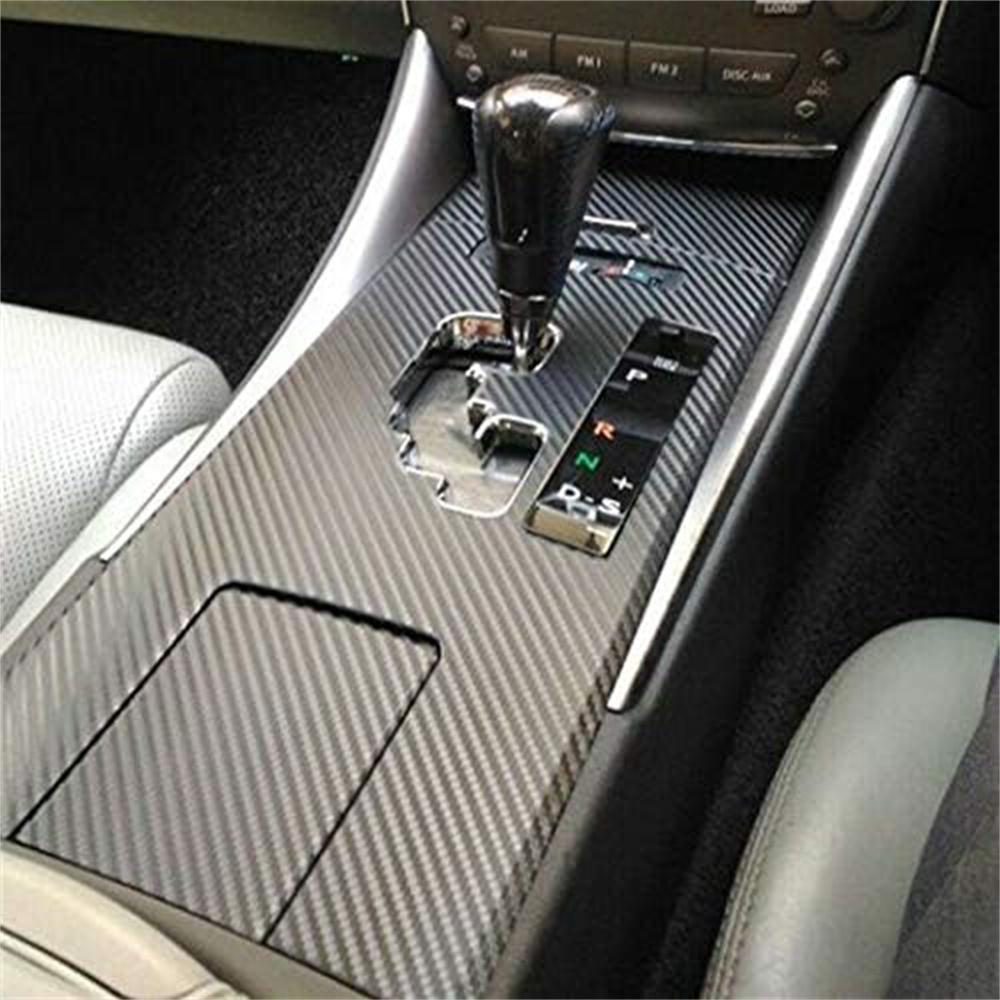 3D Carbon Fiber Look Gear Shift Box Panel Trim For LEXUS IS250 300 350 2006-2012