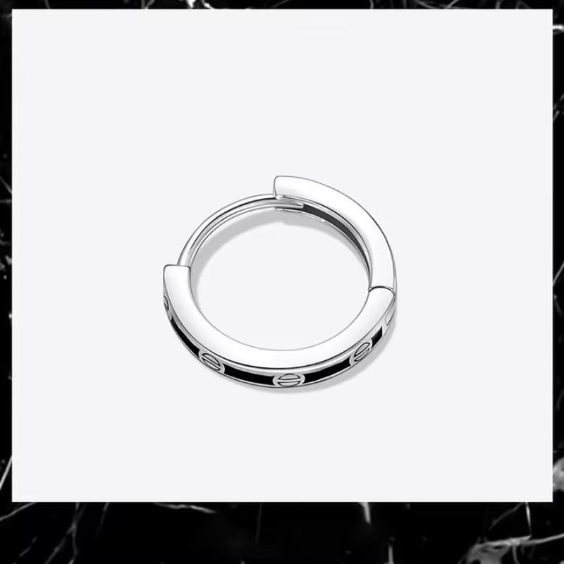 Earrings - Small-scale, High-end, Exclusive Style Ring - Small-scale, Masculine, Edgy Earrings