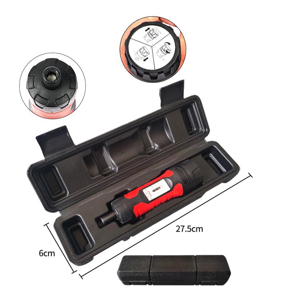 1pcs Manual Preset Torque Driver Screwdriver 1/4Inch Drive Wrench Non-Slip 10-65In.Lb Hand Tool Carbon Steel Torque Wrench