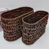 Wicker Toilet Paper Basket with Lid for Bathroom Storage Multipurpose Decorative Holder for Closet Elegant Styles
