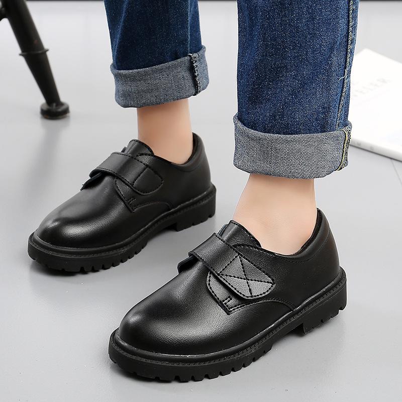 Boy's Soft Sole Leather Shoes for Spring & Autumn 2025 - Korean & British Style for Students