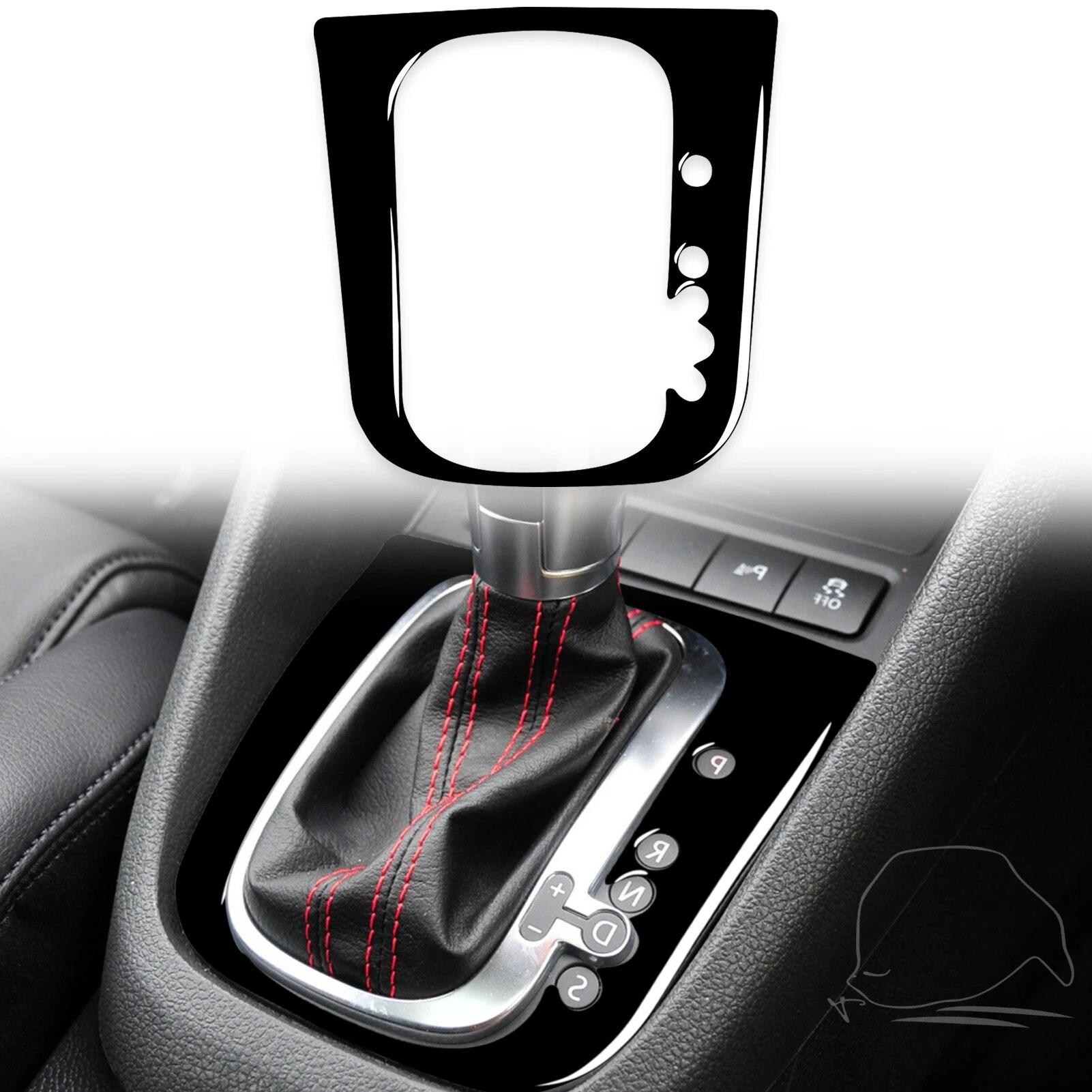 

Для Volkswagen Golf 6 Gti R MK6 2008-2012 автомобильные аксессуары фортепиано черный пластик интерьер панель шестерни рамка накладка наклейка B RHD