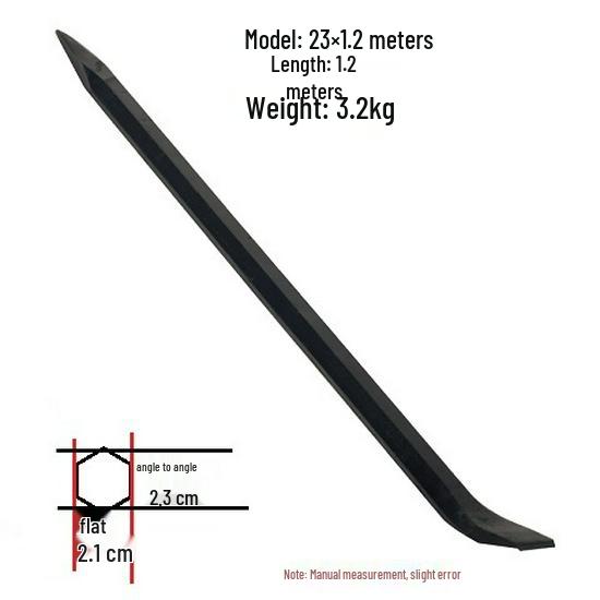 Special Steel Crowbar Nail & Tire Pry Bar for Auto Repair and Wood Crate Disassembly