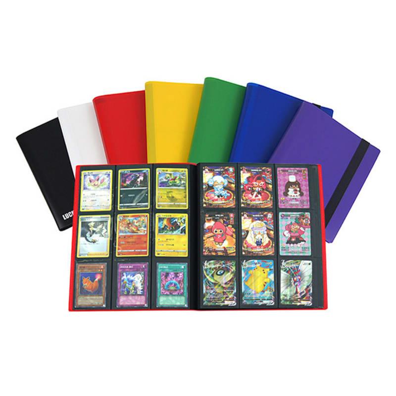 

Lucky Six 9 Pocket Card Binder Pokémon Photo Card Album Storage Organization Board Game black