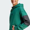 Adidas City Escape Bequemer Lässiger Sport Fleece Dicke Kapuzenpullover Unisex Kapuzenpullover Waldgrün IY1520