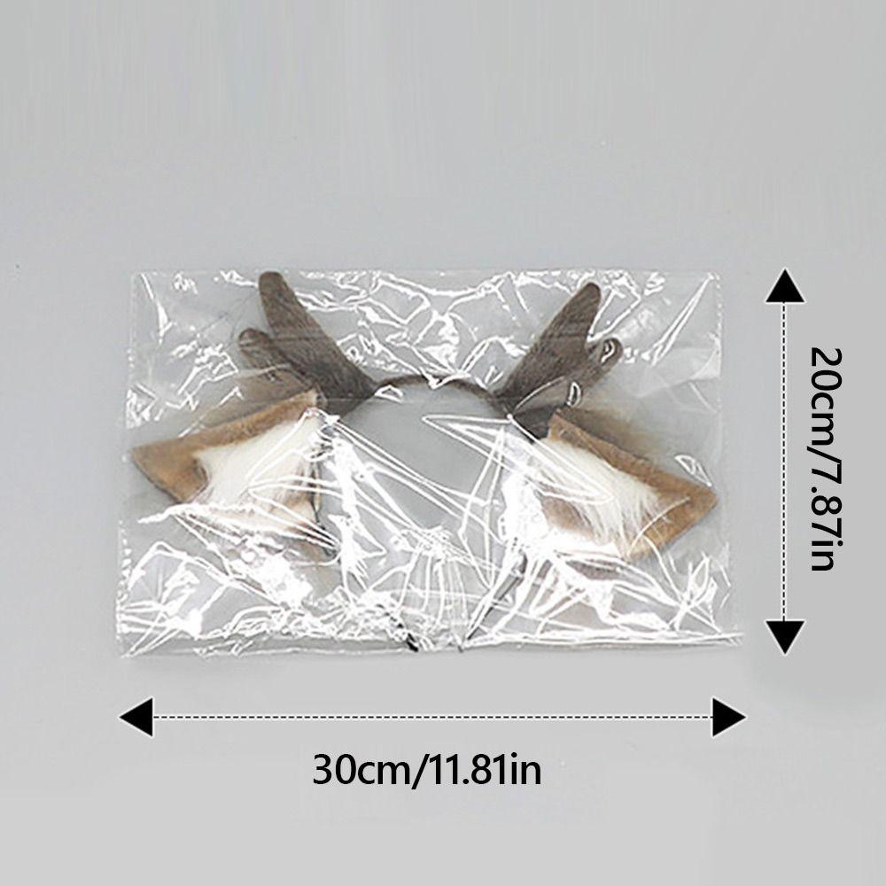 Plush Deer Ears Head Hoop Cute Christmas Headbands Unisex Antler Hair Hoop  Halloween