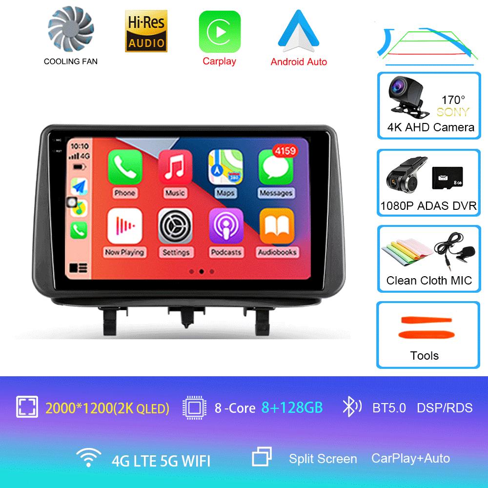 Radio auto Android 14 pentru Opel Meriva B 2009-2014 2K QLED Android Multimedia Video Player BT AI Voice CarPlay 4G Stereo Unit headunit