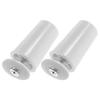 2 Stück Weiße Kunststoff-Aluminiumlegierung Jalousie-Stopper Vorhang-Begrenzer Rollladen-Reparaturteile Puffer-Stopper Rollläden Jalousie