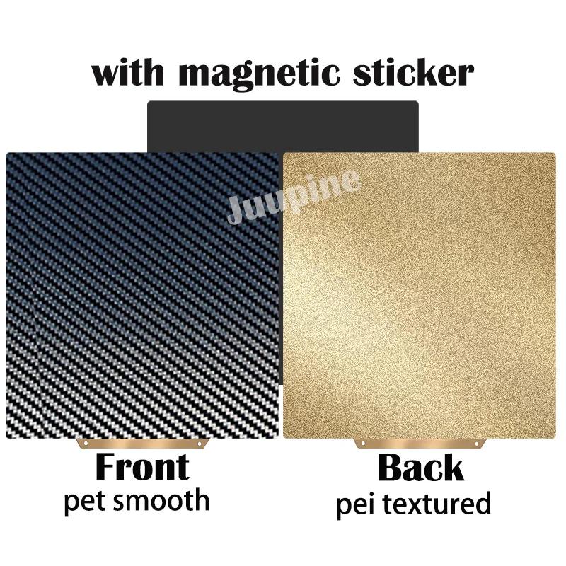 Für Ender 3 Elegoo Neptune 4 Pro Pet Peo Pey Bauplatte Pei Glatte Platte 235x235 Ohne Magnetische Basis 3D-Drucker Heizbett