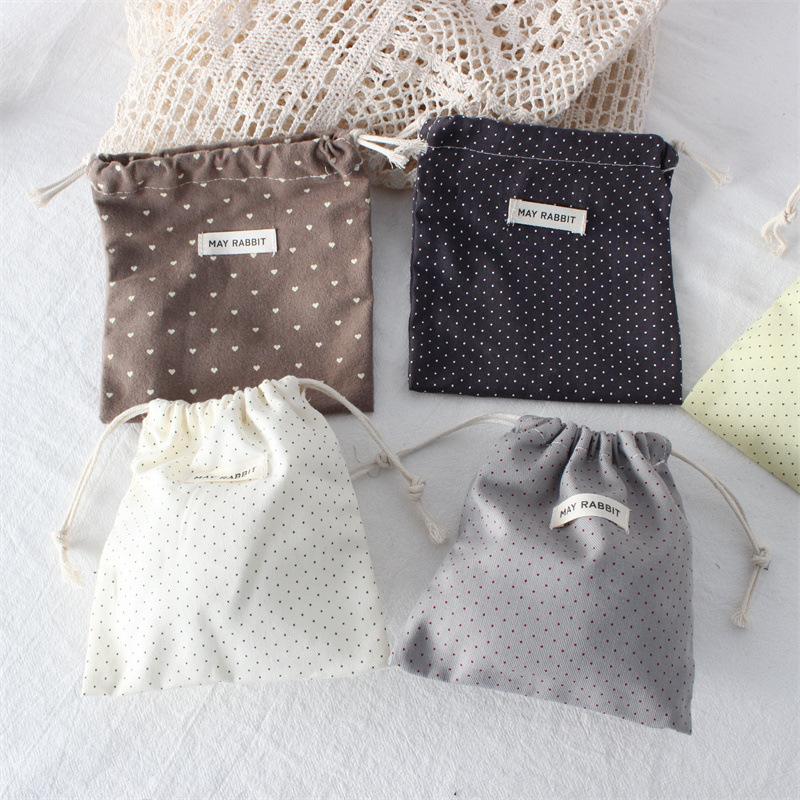 Tragbare Kordelzugtasche Niedliche Mini-Kordelzugtaschen Schlüssel-Münzbeutel für unterwegs Reise-Organizer-Taschen Kulturtasche Schmuck-Staubbeutel