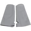 Car Sun Visor Cover Pair Fit for Chevy Tahoe Suburban Yukon 1995-1999, Microfiber Leather, Gray