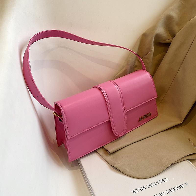 2022 New Street Fashion Pu Shoulder Bag Small Square Bag Trendy Single-shoulder Bag For Women