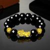 Fashion PIXIU 5 Styles Alluvial Gold The Mythical Wild Animal Bracelets Gold-plated FENGSHUI Copy 3D Series Long NotFade