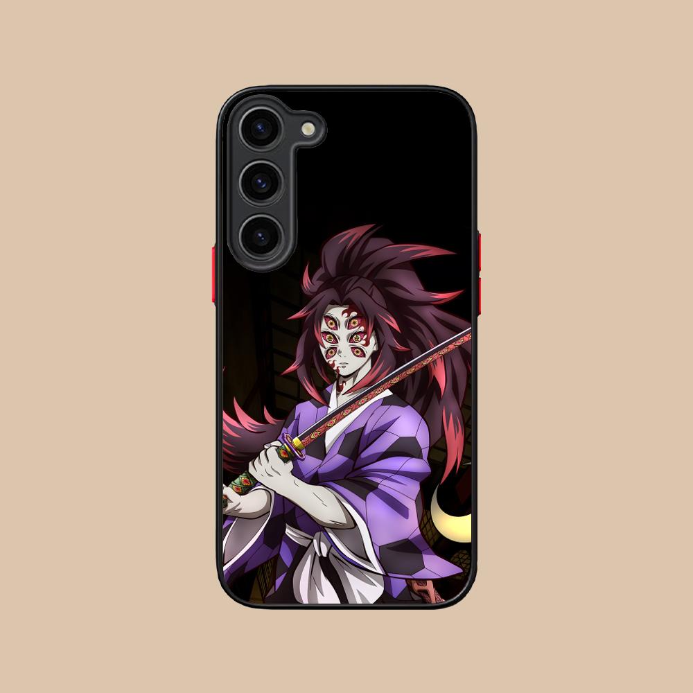 Demon Slayer Kokushibo Phone Case for Samsung Galaxy S25 S24 S23 S22 S21 Plus FE Ultra Colour Silicone Protective Pretty Cover