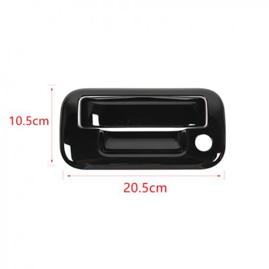 Rear Door Tailgate Bowl Frame Decor Cover Trim for Ford F150 2009-2014 Black