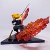 Demon Slayer Mugen Train Rengoku Kyojuro Tanjiro Kamado Action Figure Anime Battle Diorama Statue Desktop Display Model Toy Gift