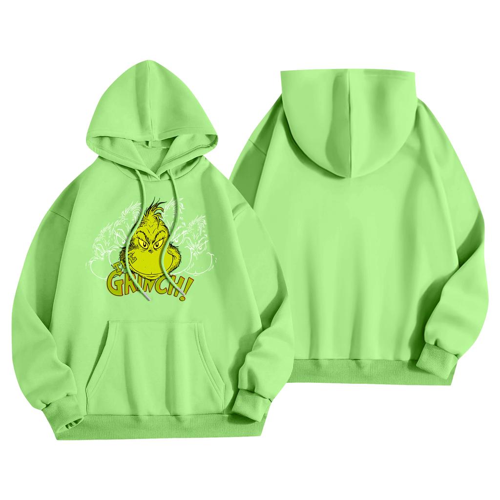 Women's Fashion Women's Lightweight Long Sleeve Pullover With Pockets Preppy Graphic Hoodie