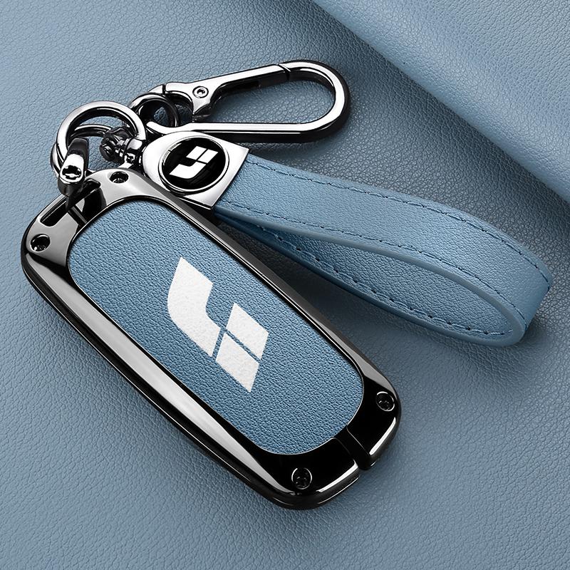 Leading Ideal Lixiang L6 L7 L8 L9 One   Li Auto Key Case Shell Keychian Keychain Zinc Alloy Car Key Case Accessories